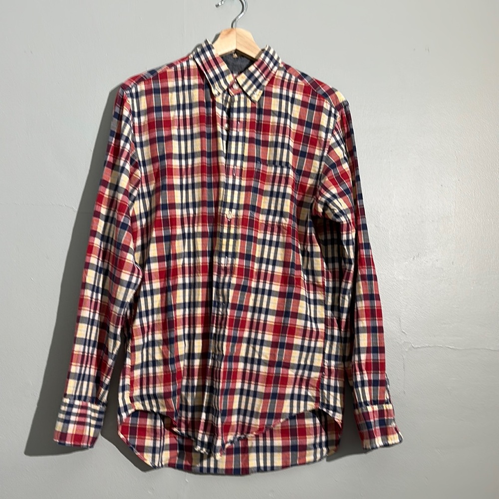 Jcrew plaid button down shirt (Men’s S)